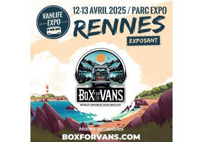 Vanlife Expo Rennes 2025 : BoxForVans débarque avec sa malle Odyssey Premium !